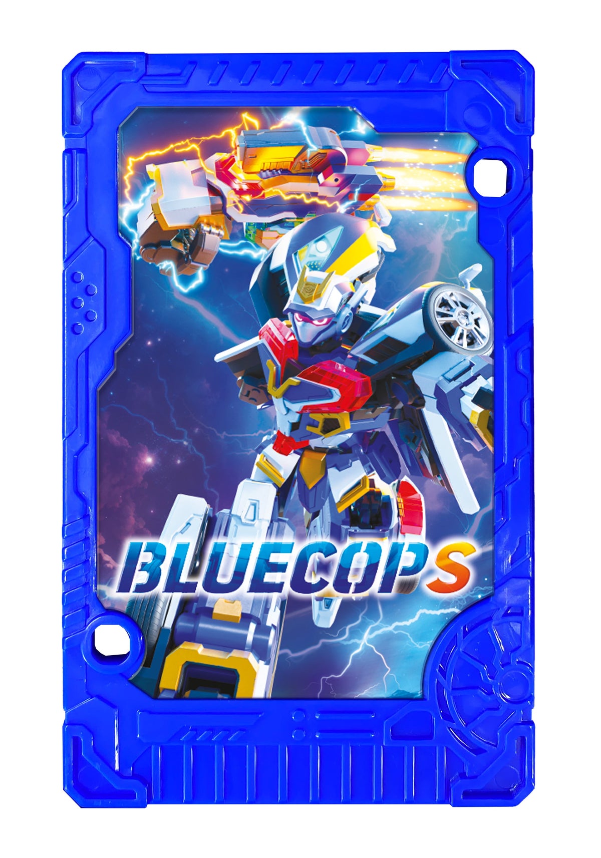 SAMG Metal Cardbot Blue Cop S Collectible Plastic Action Figure - View 7
