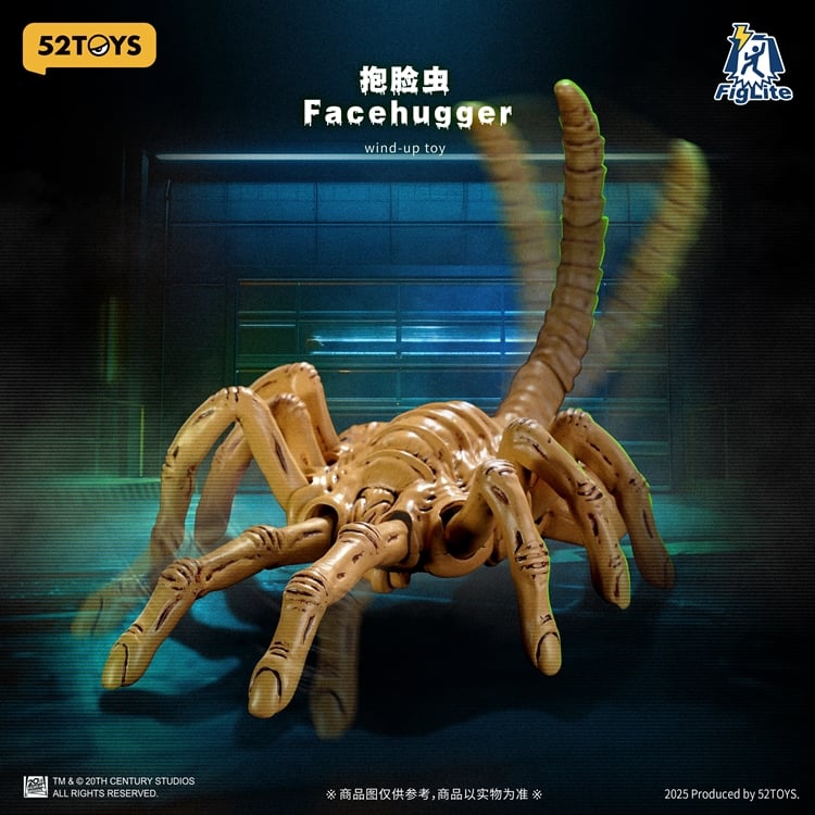 52Toys Alien FigLite Facehugger Wind-Up Toy in ABS and PVC - View 8