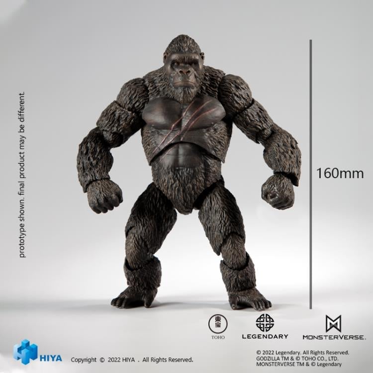 Hiya Toys Godzilla vs. Kong Exquisite Basic Series Kong 6-Inch Action Figure - View 14