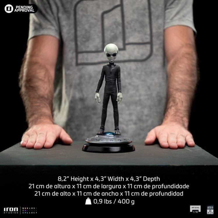 Iron Studios I Want to Believe Alien (Grey) 1/10 Art Scale Limited Edition Statue - View 14