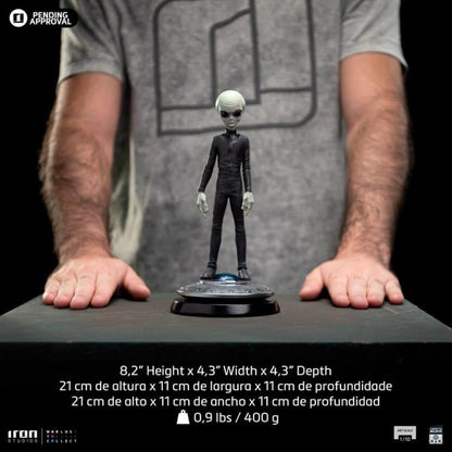 Iron Studios I Want to Believe Alien (Grey) 1/10 Art Scale Limited Edition Statue - View 14