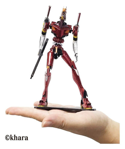 Tenyo Neon Genesis Evangelion EVA Unit-02 Metallic Nano Puzzle 2.76-Inch - View 4