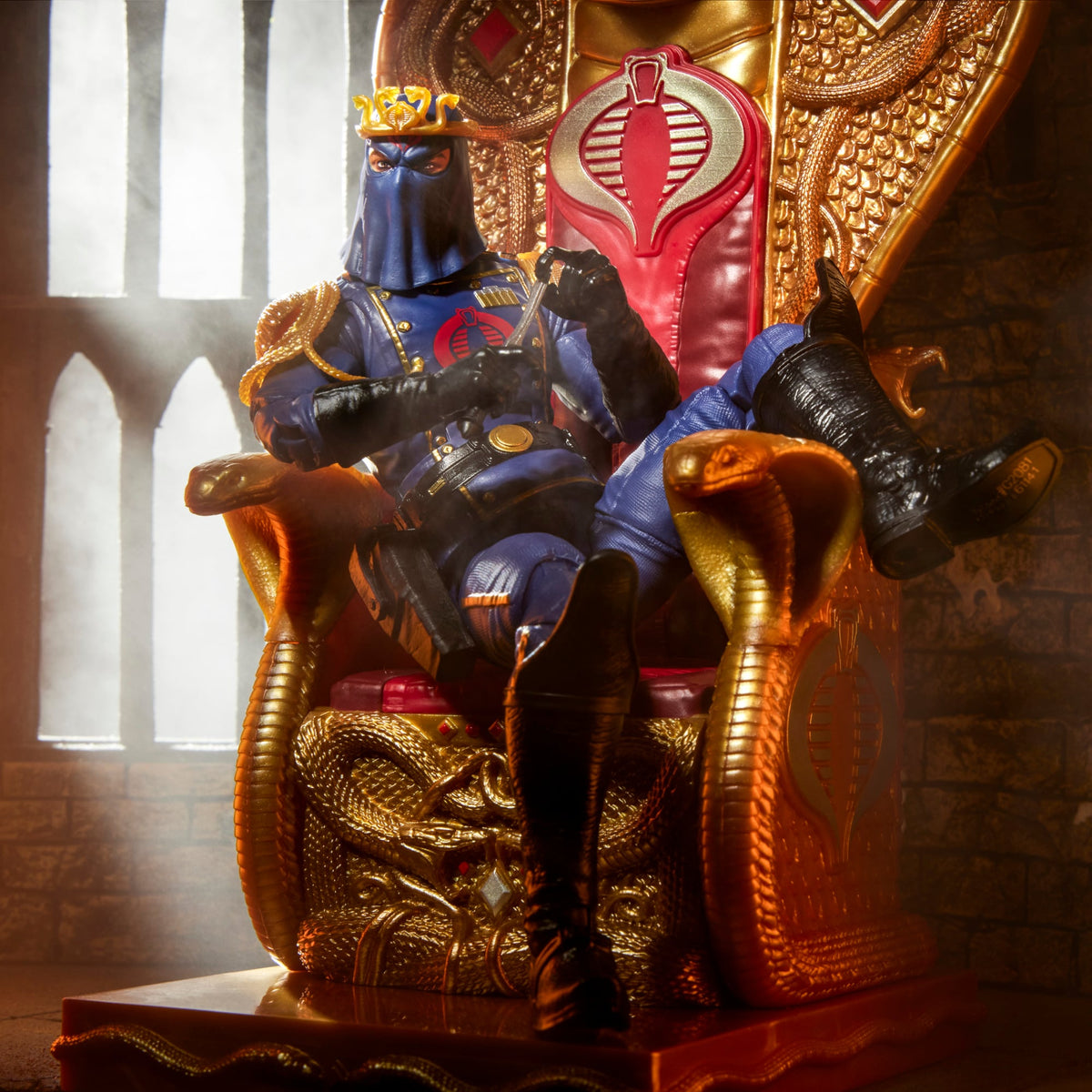 Hasbro G.I. Joe Classified Series #221 Cobra Commander Action Figure with Throne Set - View 8