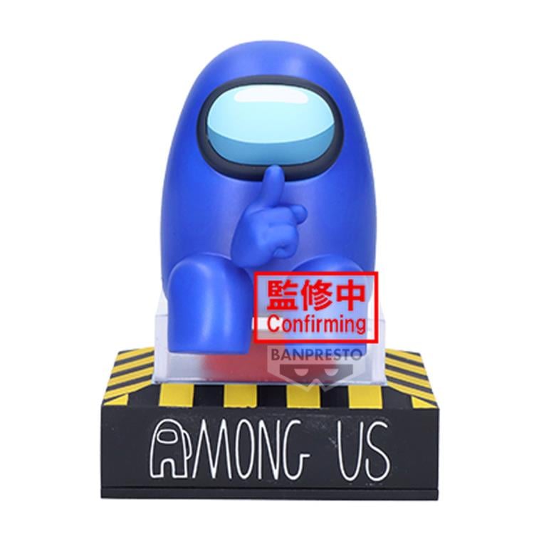 Banpresto Among Us Vol. 1 Blue Monitor Top 4-Inch Plastic Figure - View 4