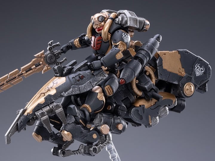 JoyToy Battle for the Stars Saluk Flame Dragon Cavalry Shadow 1/18 Scale Set - View 2
