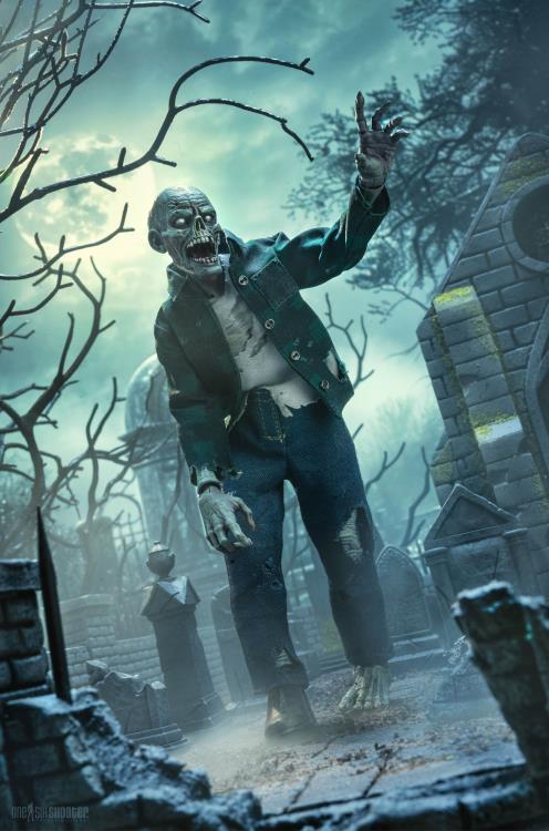 Four Horsemen Graveyard Zombies Worker (Male) Zombie Action Figure - View 11