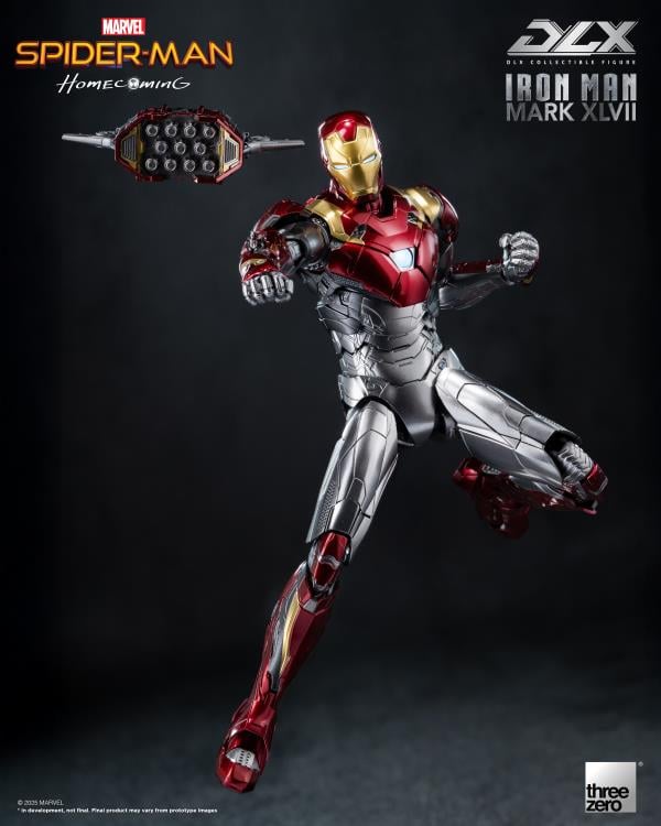 threezero Spider-Man: Homecoming DLX Iron Man Mark 47 1/12 Scale Action Figure - View 13