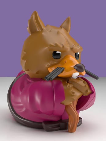 Numskull Teenage Mutant Ninja Turtles Tubbz Splinter Cosplaying Duck (Boxed Edition) 3.54-Inch PVC Collectible