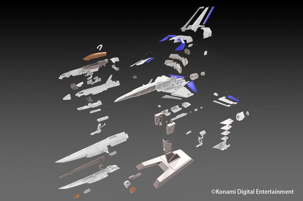Plum Gradius II Vic Viper 1/144 Scale Plastic Model Kit, 5.9-Inch - View 10