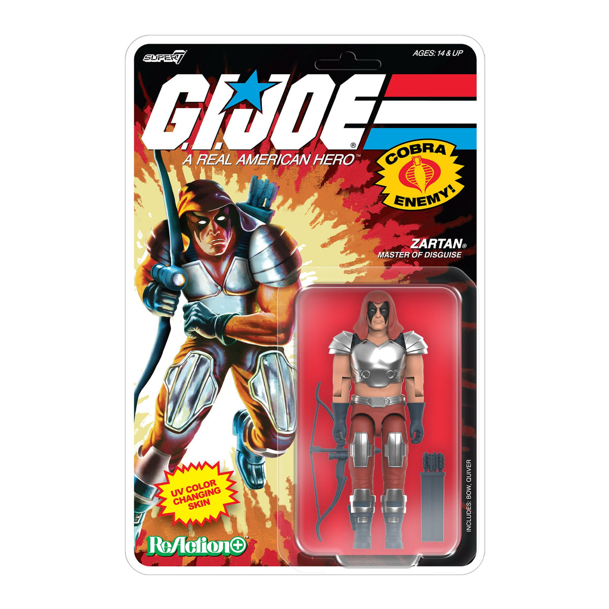 Super7 G.I. Joe ReAction+ Zartan (Comic) Action Figure - View 4