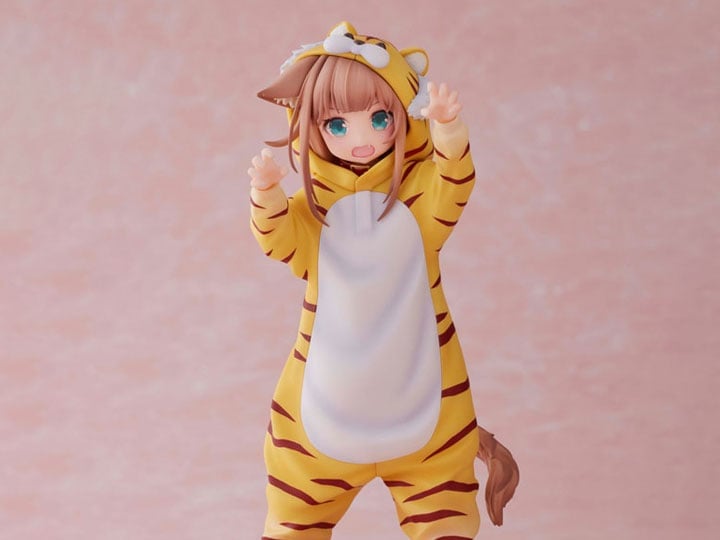 Thousand My Cat is a Kawaii Girl Palette Kinako (Dress-Up Collection Tora Ver.) 5.91-Inch Figure - View 2