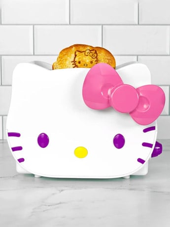 Uncanny Brands Hello Kitty 3D Deluxe Toaster Collectible, 7.5-Inch
