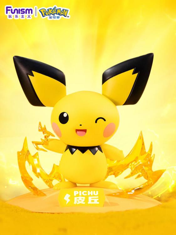 Funism Pokemon Prime Figure Mini Pichu 3.82-Inch Figure - View 3
