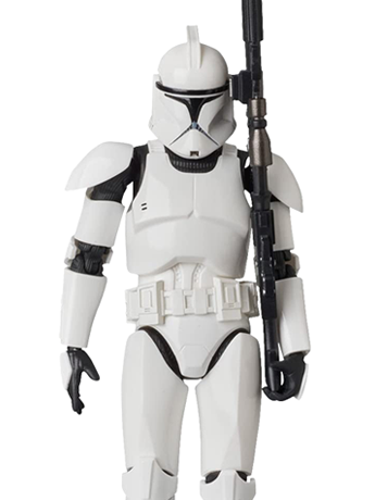 Medicom Toy Star Wars MAFEX No.041 Clone Trooper 6.3-Inch Plastic Action Figure