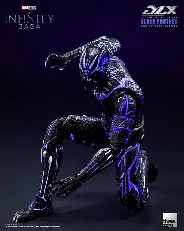 threezero Marvel Infinity Saga DLX Black Panther (Kinetic Energy Charged) 1/12 Scale 7-Inch Action Figure - View 7
