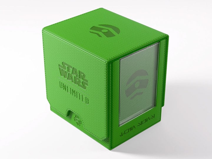 Gamegenic Star Wars: Unlimited Twin Suns Green Deck Pod in Hexafyber Material - View 2