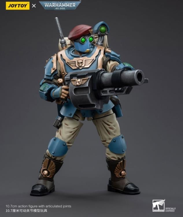 JoyToy Warhammer 40K Astra Militarum Tempestus Scions Command Squad 55th Kappic Eagles Grenadier 1/18 Scale Figure - View 7