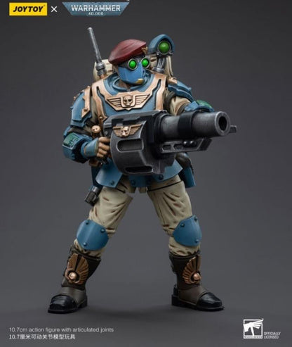 JoyToy Warhammer 40K Astra Militarum Tempestus Scions Command Squad 55th Kappic Eagles Grenadier 1/18 Scale Figure - View 7