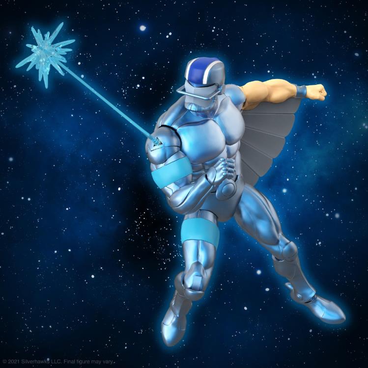 Super7 SilverHawks Ultimates! Steelwill Plastic Action Figure - View 3