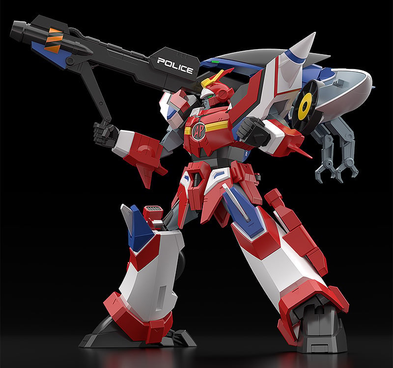 Good Smile Armored Police Metal Jack Moderoid Hyper Red Jack Armor Model Kit (6.3 Inches) - View 7