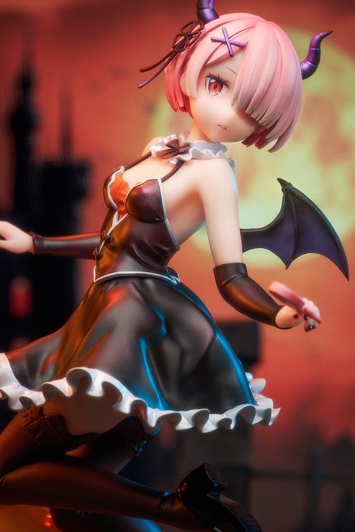 Kadokawa Re:Zero Starting Life in Another World KD Colle Ram (Phantom Night Wizard Ver.) 1/7 Scale Figure, 10.12-Inch - View 5