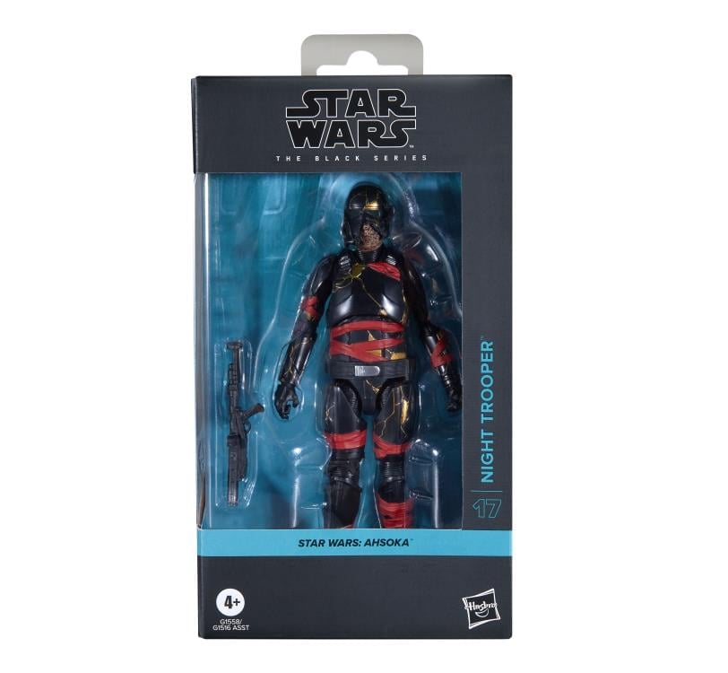 Hasbro Star Wars: The Black Series 6-Inch Night Trooper Ahsoka Plastic Action Figure - View 11