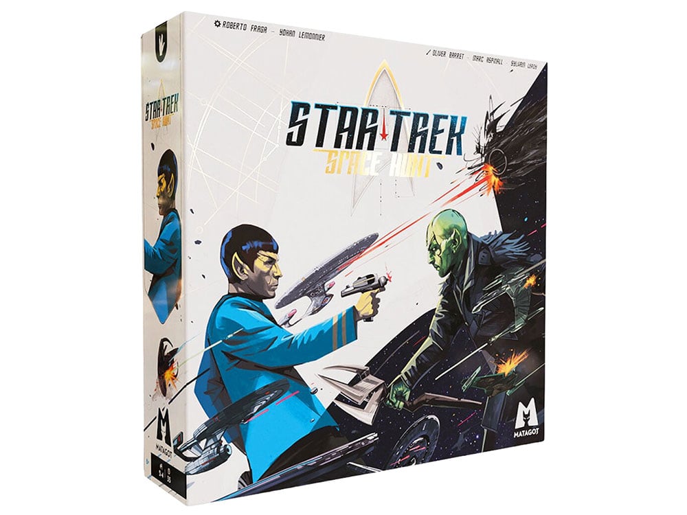 Matagot Star Trek Space Hunt Board Game with Kirk, Spock, Picard, Data and Khan - View 2