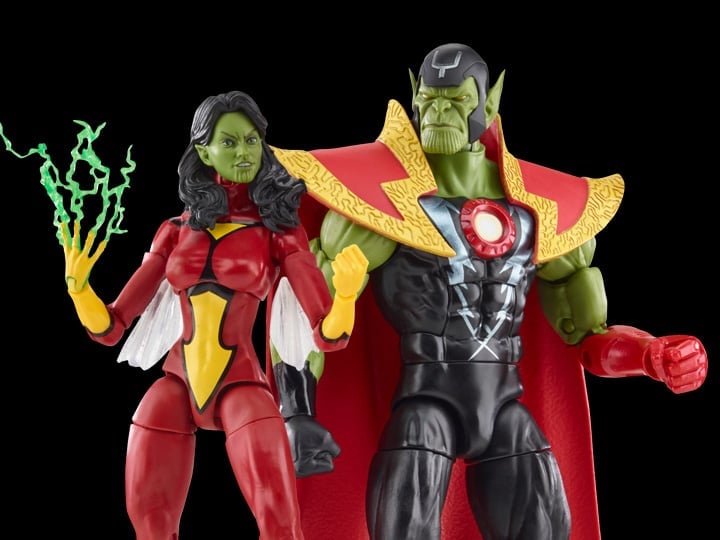 Hasbro Marvel Legends The Avengers 60th Anniversary Skrull Queen and Super Skrull Action Figure Two-Pack - View 2