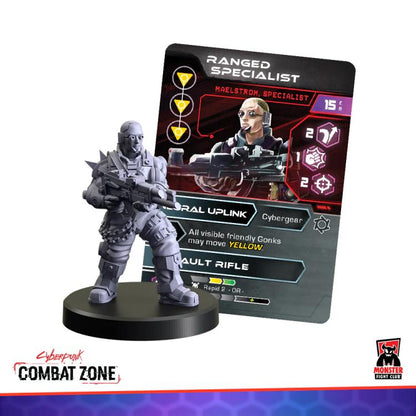 Monster Fight Club Cyberpunk Red Combat Zone Maelstrom Faction Starter Box Miniatures Set - View 8