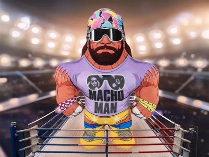 Uncanny Brands "Macho Man" Randy Savage Bleacher Buddy 24-Inch Plush - View 2