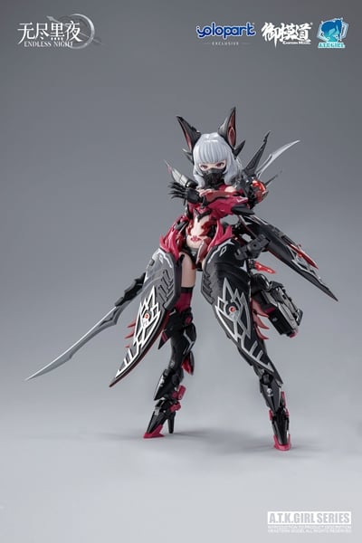 Eastern Model A.T.K. Girl Endless Night Vampire Camilla 1/12 Scale Model Kit, 6.69-Inch - View 5