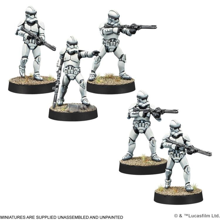 Atomic Mass Games Star Wars: Legion Clone Trooper Marksmen Expansion Miniatures for the Legion Game - View 3