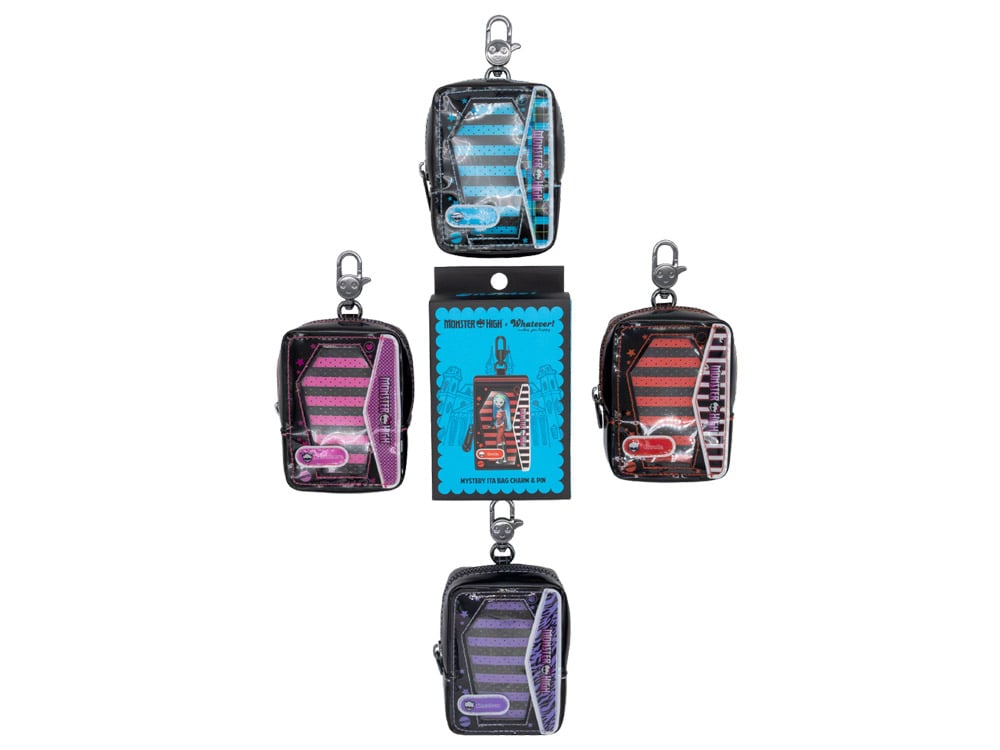 Whatever Monster High Random Doll Box Mini ITA Bag Charm, 3.5-Inch - View 2