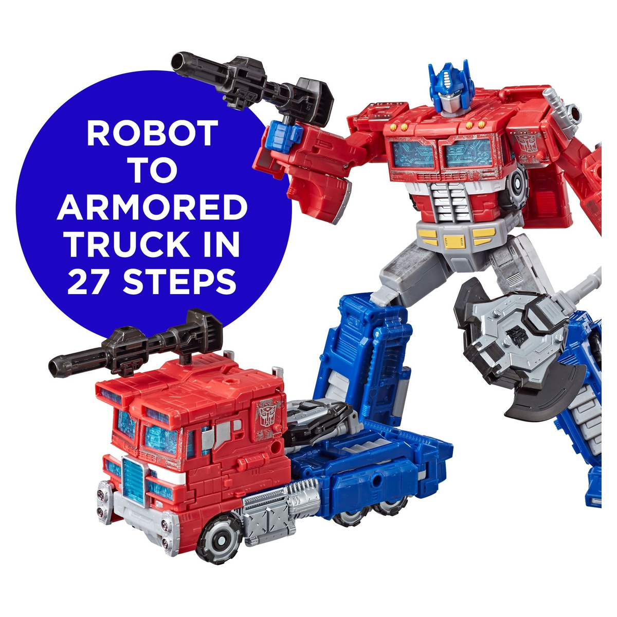 Hasbro Transformers War for Cybertron: Siege Voyager Class Optimus Prime 6.5-Inch Action Figure - View 13