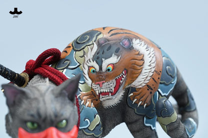 JxK.Studio Japanese Relief Tattoo Cat (A2) 1/4 Scale Resin Statue - View 6