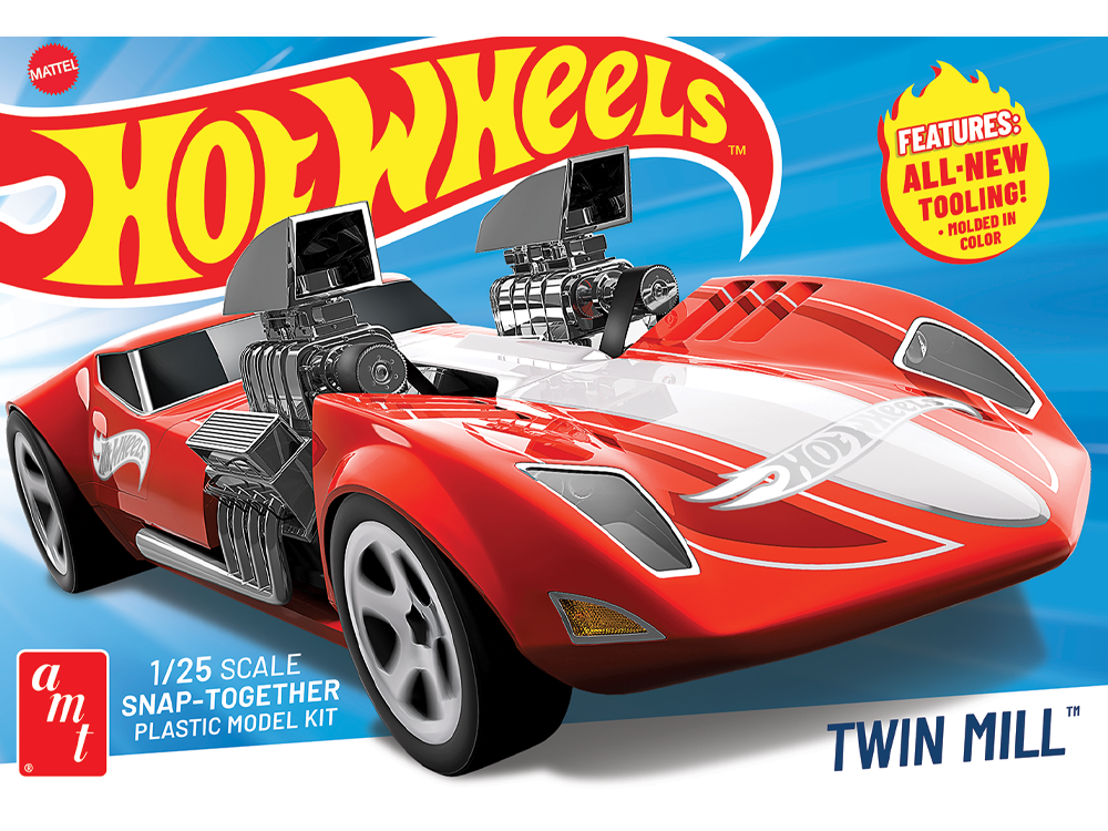 AMT Hot Wheels Twin Mill 1/25 Scale Plastic Model Kit - View 2