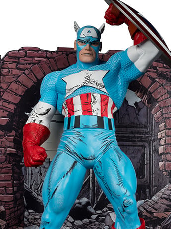 McFarlane Toys Marvel Comics Captain America (The Amazing Spider-Man #323) 1/6 Scale Action Figure