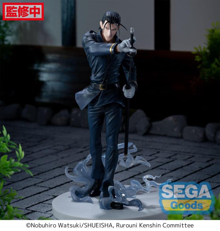 Sega Luminasta Rurouni Kenshin: Meiji Swordsman Romantic Story Hajime Saito PVC Figure, 8.3-Inch - View 4