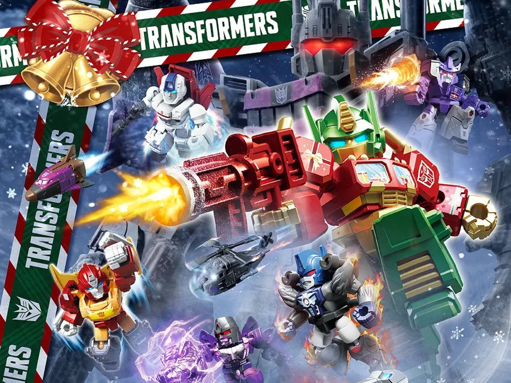 Blokees Transformers Defender Version 2026 Christmas Advent Calendar with Optimus Primal and Megatron - View 2
