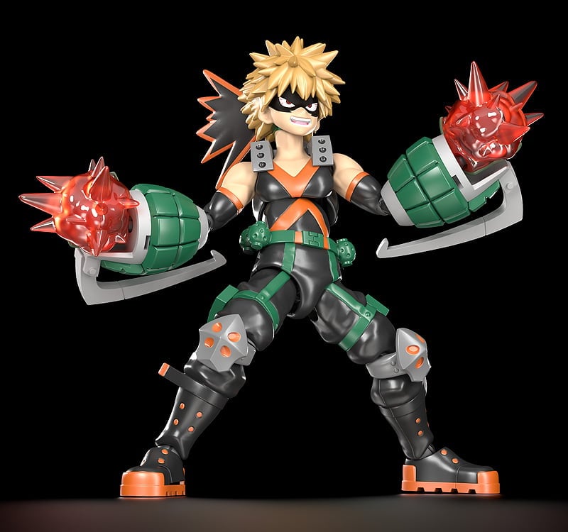 Takara Tomy My Hero Academia Moderoid Katsuki Bakugo 6-Inch Model Kit - View 3
