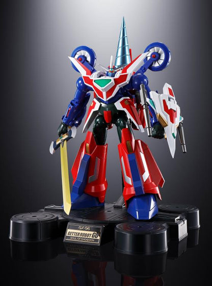 Bandai Tamashii Nations Getter Robot Go Soul of Chogokin GX-96X G Armriser Figure 8-Inch - View 9