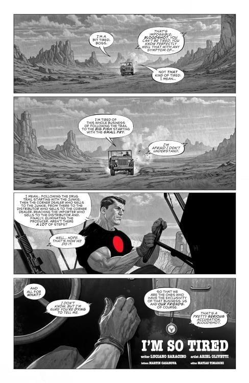Alien Books Valiant Comics Black, White & Bloodshot Collected Edition - View 3