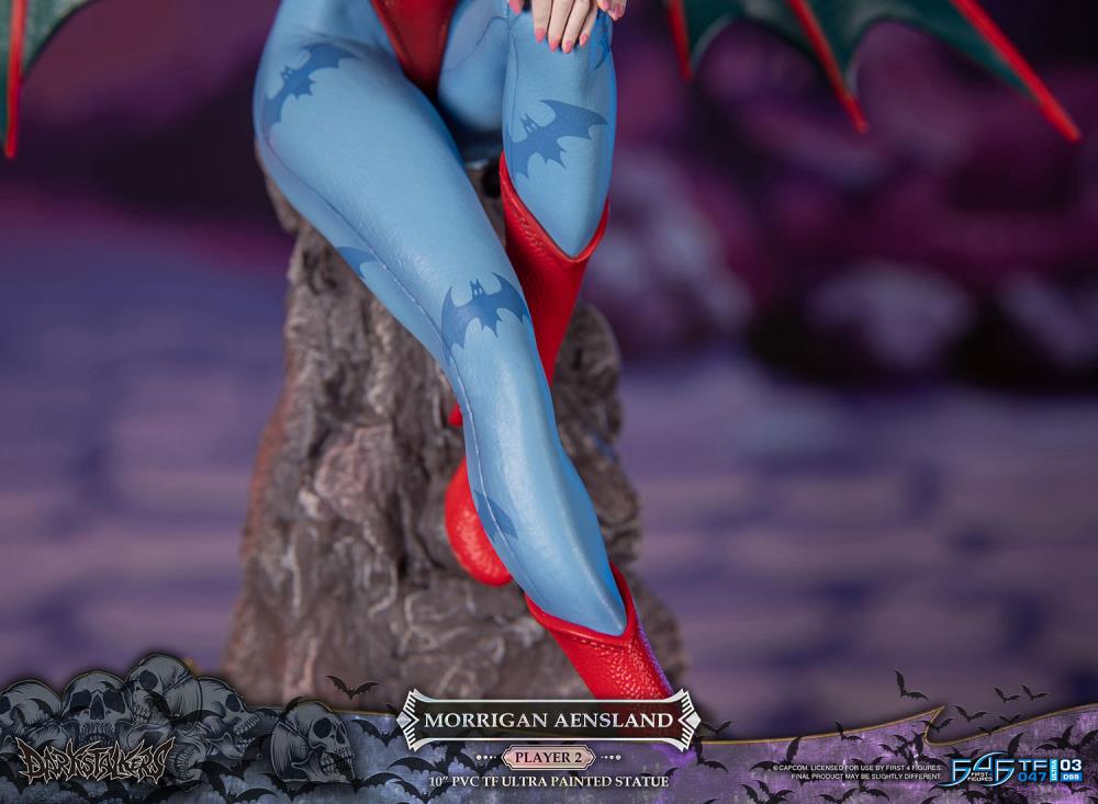 First 4 Figures Darkstalkers Morrigan Aensland True Form Ultra (Player 2 Variant) 7.7-Inch PVC Statue - View 22