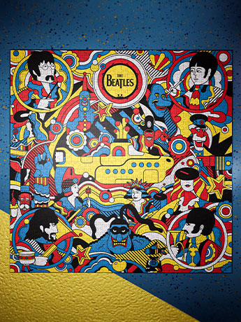 Theory11 The Beatles Yellow Submarine 1000-Piece Jigsaw Puzzle