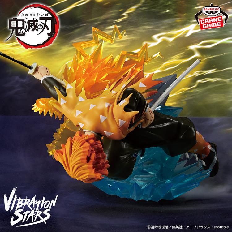 Bandai Demon Slayer: Kimetsu no Yaiba Vibration Stars Plus Zenitsu Agatsuma 4.5-Inch Figure - View 3
