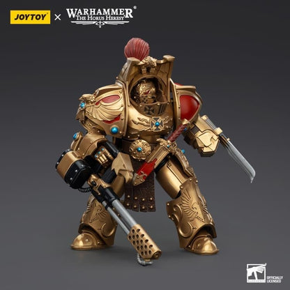 JoyToy Warhammer The Horus Heresy Legio Custodes Aquilon Terminator Squad Aquilon with Infernus Firepike 1/18 Scale Action Figure - View 6
