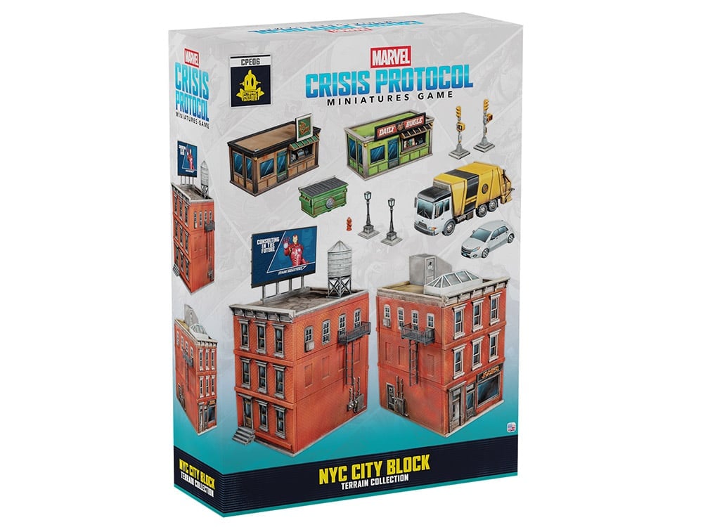 Atomic Mass Games Marvel Crisis Protocol NYC City Block Terrain Collection - View 2
