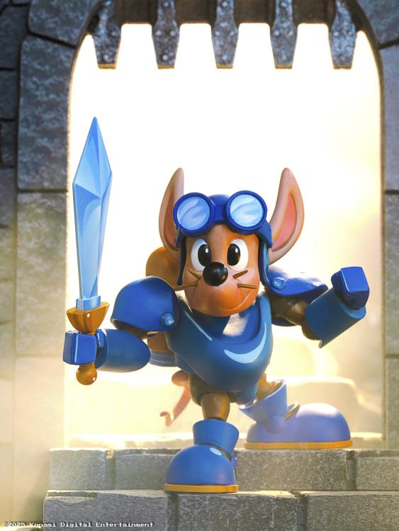 Premium DNA Rocket Knight Adventures Signature Collection Sparkster 1/12 Scale Action Figure - View 3
