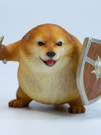 JxK.Studio Sword and Shield Dog (Ver. 2.0) 3.9-Inch Resin Figure