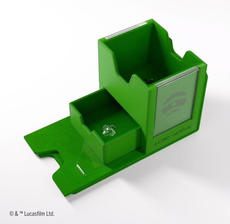 Gamegenic Star Wars: Unlimited Twin Suns Green Deck Pod in Hexafyber Material - View 8